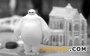3D打印出來的“大白”、真人模型