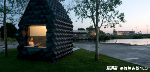 3D打印迷你城市生活小屋，圖片：Dezeen